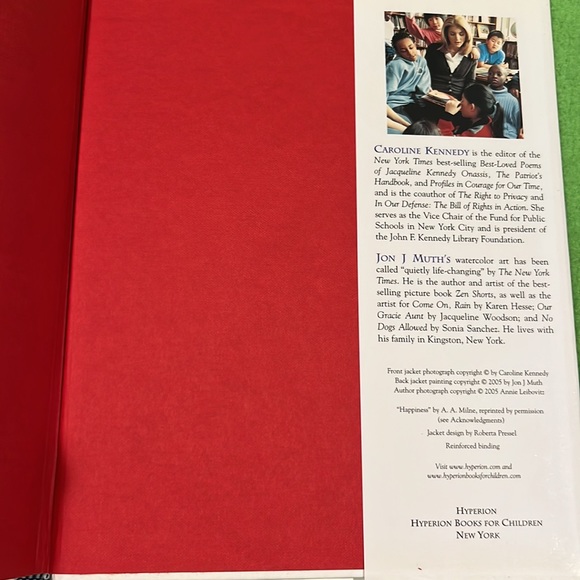 Caroline Kennedy A Family Of Poems HC/DJ Book EXC - Picture 4 of 9